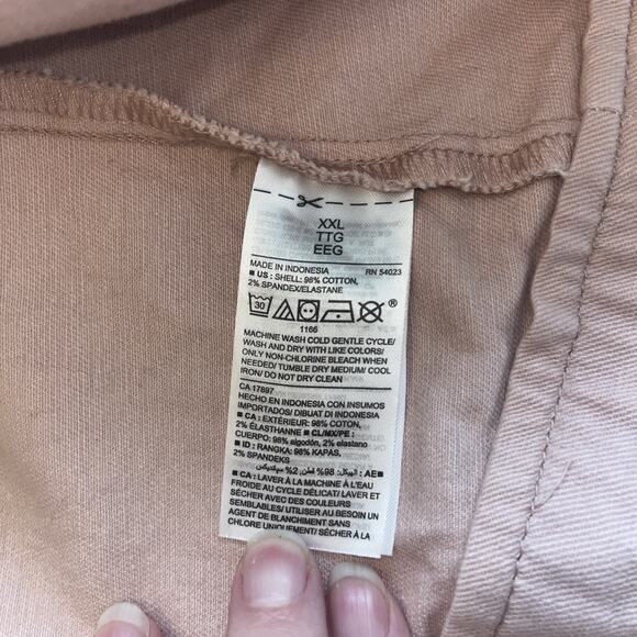 Old Navy Moto Jacket Women's 2XL Abalone Pink Denim Stretch Grunge Whimsygoth - Picture 8 of 11